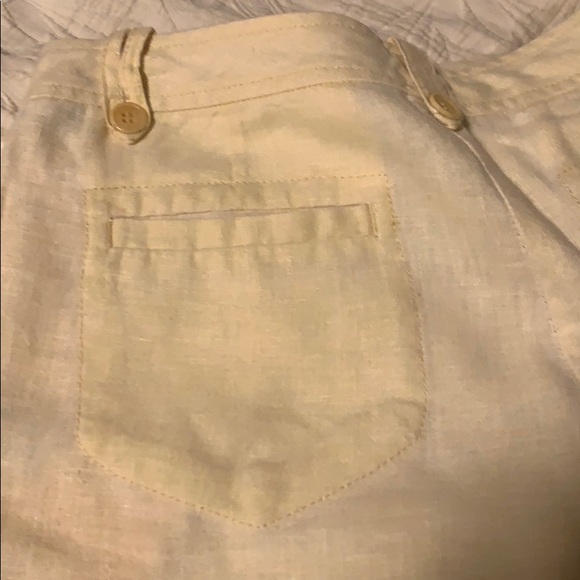 French Connection soft yellow linen pants - Picture 5 of 6